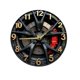 thumbnail image 3 of Reloj de pared decorativo con diseño de rueda de coche, elegante y silencioso. 20 centímetros, 3 of 8
