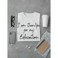thumbnail image 3 of Thankful For My Education Men T-Shirt, Male x-Large, 3 of 4