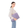thumbnail image 5 of Mosiso 13.3" Polyester Laptop Sleeve Bag Water Repellent Notebook Bag Protective Case Cover for 13-13.3 inch MacBook Pro Air Retina, Light Purple, 5 of 6
