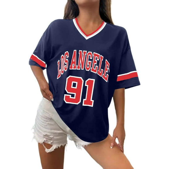 Tops For Women Trendy T Shirts Everyday Wear Loose Fitting Comfortable Style Paired With Jeans Summer Fall T Shirts For Women