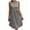 Gray, variant on Summer Dresses for Womens 2026 Fashion Oversize Round Neck Loose Oversized Dress Solid Color Casual Sleeveless Midi Dress Gift for Women