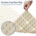 thumbnail image 5 of Anti slip silicone foldable ultra long bathtub pad with strong suction cup and large drainage hole, durable, machine washable, smooth surface shower pad. Different colors to choose from, 5 of 8
