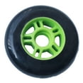 thumbnail image 1 of Roue de Patin en Ligne 100mm 85A avec Roulements, Haute Élasticité, Semelle de Roue Arrière, Patin Noir Vert, 1 of 10