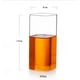 thumbnail image 3 of Set de 4 vasos elegantes HappyWare cuadrados minimalistas para bar restaurante, 3 of 6