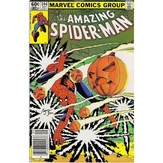 Amazing Spider-Man #244 Signed Roger Stern