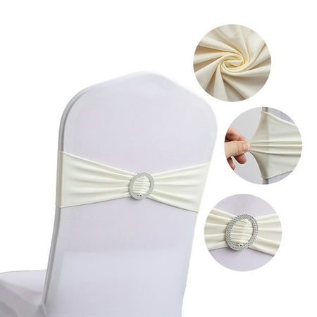 

Party Decorations Hotel Wedding Banquet Chair Back Cover Decoration Free Bow Chair Cover Chair Streamer Elastic Strap