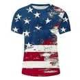 thumbnail image 4 of Quick-Dry Men's USA Patriotic Shirt - Moisture-Wicking Funny Graphic Tee, Lightweight Crew Neck Summer Blouse for Outdoor Events & Sports, 4 of 5