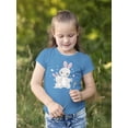 thumbnail image 2 of Bunny Mom And Babies T-Shirt Juniors -Image by Shutterstock,  Large, 2 of 4