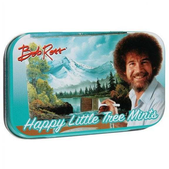 Bob Ross Happy Little Tree Mints With Collectible Tin | 1.5 Ounces