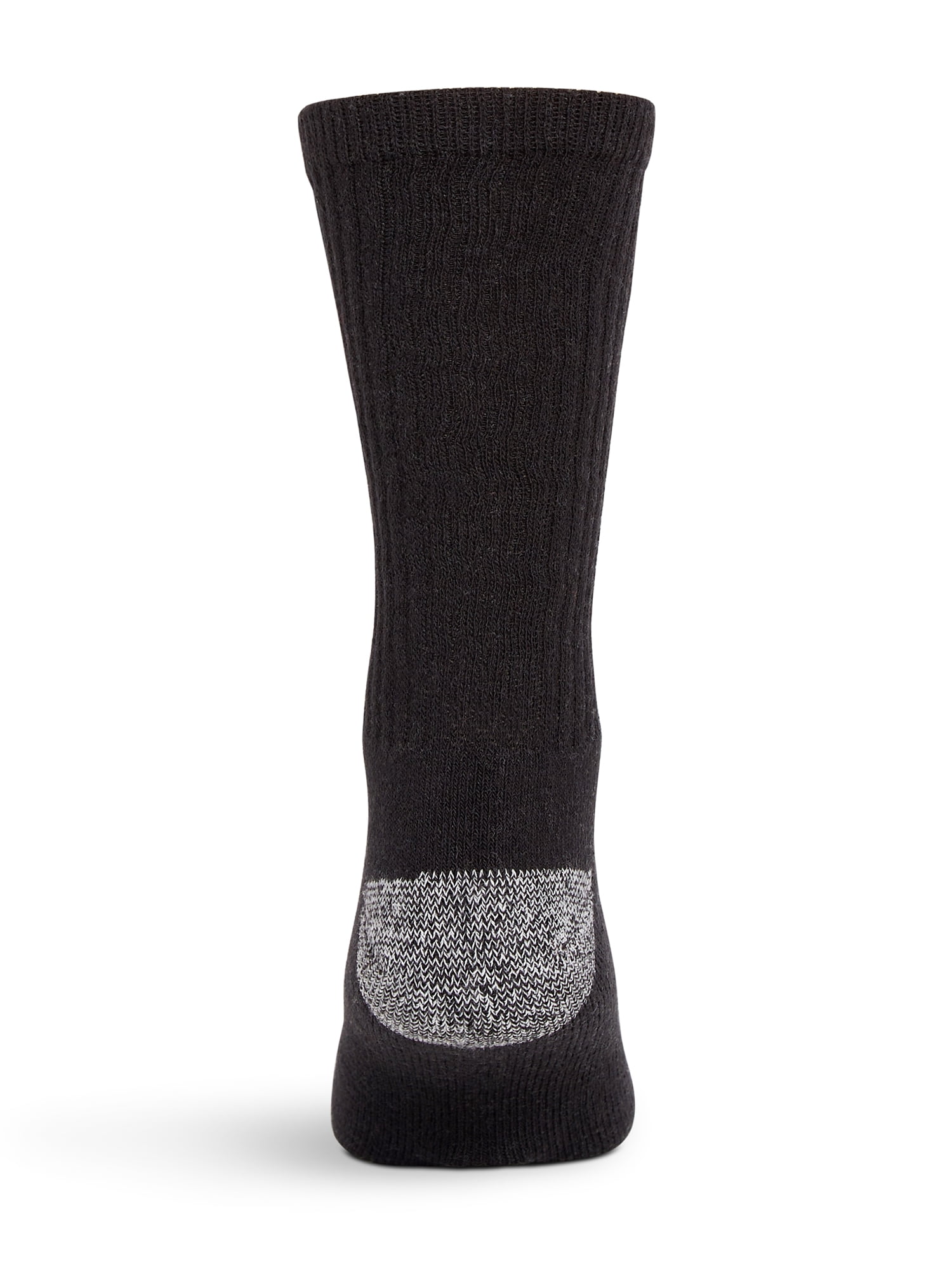 Wrangler Cushioned Crew Work Socks for Men, Polyester Blend, 12 Pairs, Size 6-12