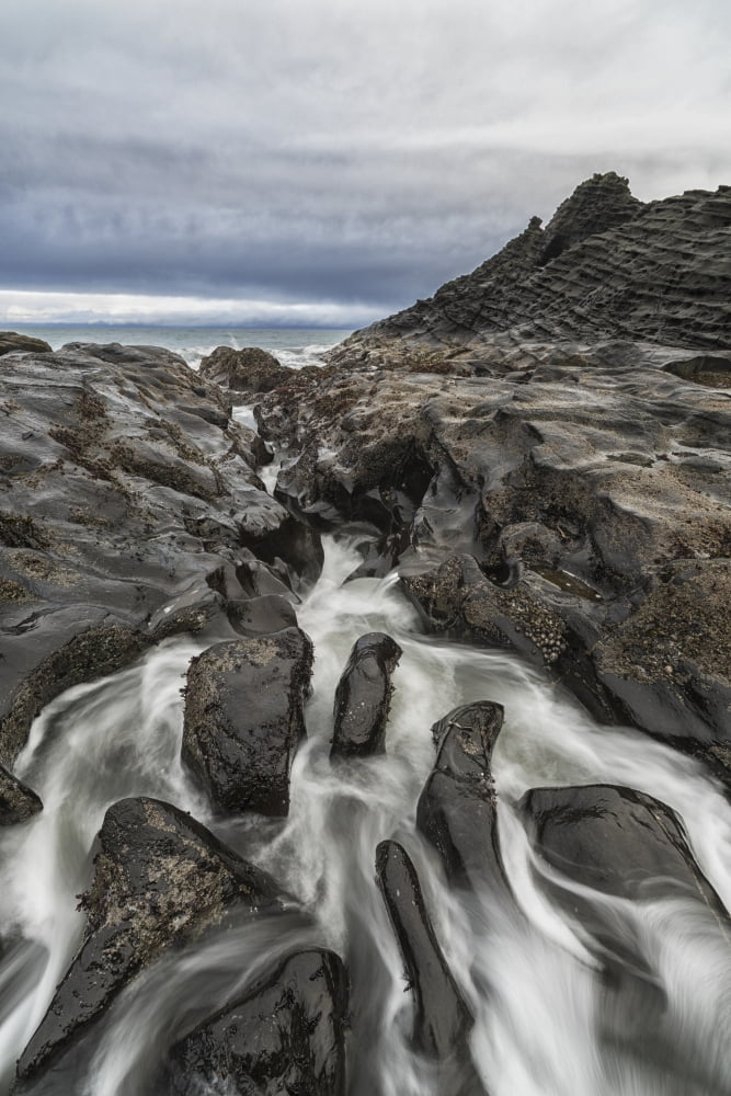 Water Rushes Over T