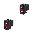 thumbnail image 4 of Scienceny de coche con reemplazo de adaptador de carga de coche LED dual USB para Corolla/Prado/Reiz, rojo, FTUX Type2 NO2 Scienceny CBP171705, 4 of 6