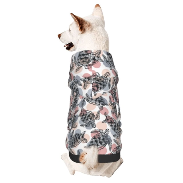 Balery Turtle Sudadera con Capucha para Perros Pequeños – Ropa para Mascotas, Disfraz para Perros y Gatos, Ideal para Fiestas y Cosplay-XX-Large