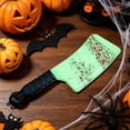 thumbnail image 2 of Halloween Fake Bloody Knife Prop, Glow in the Dark Cleaver Costume Accessory, Realistic Fake Horror Dagger for Halloween Party, Haunted House, Cosplay, Stage Performance, 2 of 4