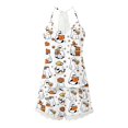 thumbnail image 6 of MEZZALL Women's Halloween Ghost Cami Pajama Set V Neck Halter Tops Lace Shorts 2 Piece Sleepwear Loungewear for Bedroom, 6 of 7