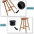 thumbnail image 6 of 20 Pieces 1In Round Plastic Plugs Black End Caps Plug Pipe Tubing End Cap Chair Leg Inserts for Metal Legs Fences Glide Protection from Chair Legs and Furniture Column Black, 6 of 8