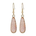 thumbnail image 1 of Pendientes europeos y americanos de moda, sencillos, de resina, con forma de diente de cristal, con personalidad, dulces y largos pendientes de gota de agua, 1 of 6