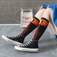 thumbnail image 5 of Xecao Sunset Cliff Climbers Print Compression Socks for Both Men And Women for Running, Travel, Flight, Nurse, 5 of 6