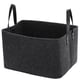 thumbnail image 3 of Matsuzay Bolsa organizadora, cesta portátil de fieltro, bolsa de almacenamiento de tela, organizador de dormitorio, papelera para coche Almacenamiento y organización del hogar negro Matsuzay HA001884-02, 3 of 6