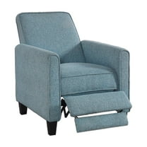 Furniture of America Ducee Transitional Fabric Push Back Chair