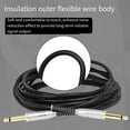 thumbnail image 3 of ziyahi Guitar Pedal Audio Cable Musical Instrument Cord 6.35mm Electric Box Guitars Effect Wire Connector for Playing 10m, 3 of 7