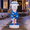 Snow Miser, variant on LED Heat Miser Christmas Blow Mold Decor, 30 cm Plug-In Retro Holiday Character for Porch, Lawn, Yard and Summer Holiday Display