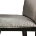 thumbnail image 4 of Fabric Upholstered Wooden Side Chair Set of 2 Beige and Brown, 4 of 5