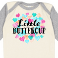thumbnail image 4 of Inktastic Little Buttercup Hearts Boys or Girls Long Sleeve Baby Bodysuit, 4 of 5