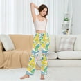 thumbnail image 5 of FORMRS Women's Pajama Pants with Pockets Soft Comfy Loungewear Sleep Bottom, Sizes S-2XL, Yellow Mountains, 5 of 8