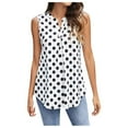 thumbnail image 2 of Camiseta sin mangas para mujer Sexy sin mangas con cremallera corazón hombro hueco Halter chaleco Pompotops lopia996655, 2 of 9