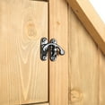 thumbnail image 4 of Fir wood Arrow Shed with Single Door Wooden Garden Shed Wooden Lockers Wood Color, 4 of 24