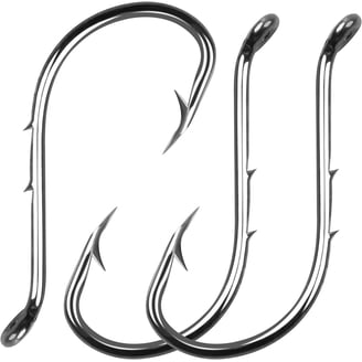 Walmart Octopus Fishing Hooks, 120pcs High Carbon Steel, Size 8-6/0 for  Fresh & Saltwater - Walmart.com