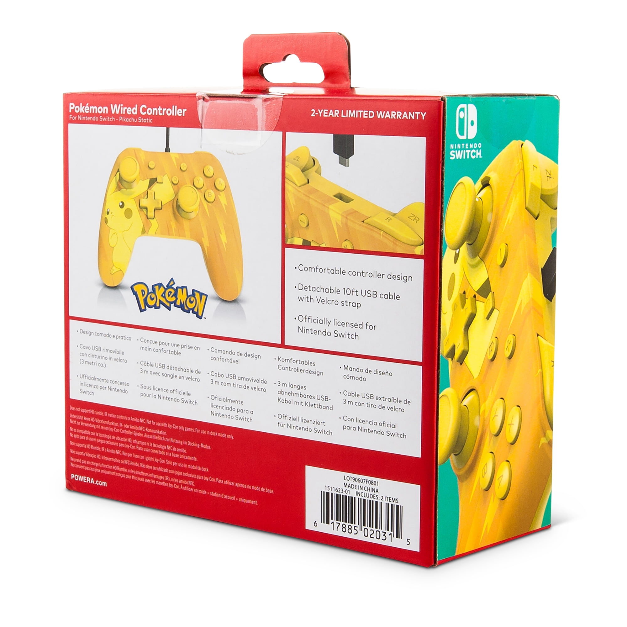 Powera Pokemon Wired Controller For Nintendo Switch Pikachu - roblox far nintendo switch