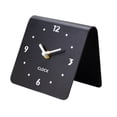 thumbnail image 2 of Reloj decorativo de estante, reloj de mesita de noche, reloj de mesa moderno y silencioso, reloj de escritorio para repisa, decoración de habitación Negro, 2 of 8