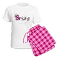 thumbnail image 5 of CafePress - Pink Lady Bride Women's Light Pajamas - Women's Short Sleeve Print T-Shirt and Pants Light Cotton Pajama Set, 5 of 7