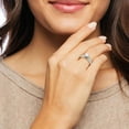 thumbnail image 4 of Pompeii 2 3/8ct Diamond Pave Double Row Engagement Ring 14K White Gold (G/H,I1), 4 of 4
