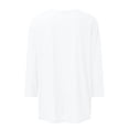 thumbnail image 3 of NAMTYQX Blouses for Women Dressy Casual Relaxed Fit Crewneck White Size S, 3 of 4