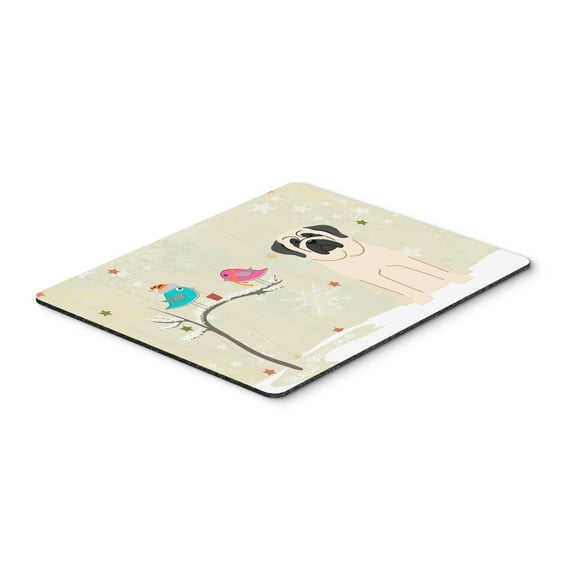 Christmas Presents between Friends Mastiff - White Mouse Pad Hot Pad or Trivet