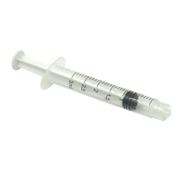 5x 3mL Disposable Syringe Luer Lock Tip Liquid Medical Plastic 3cc Sterile  
