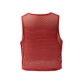thumbnail image 3 of Ropa Playa Ocean Pacific para Mujer Top Tejido Corto Bies Contraste Cuello Redondo Rojo Talla M, 3 of 4