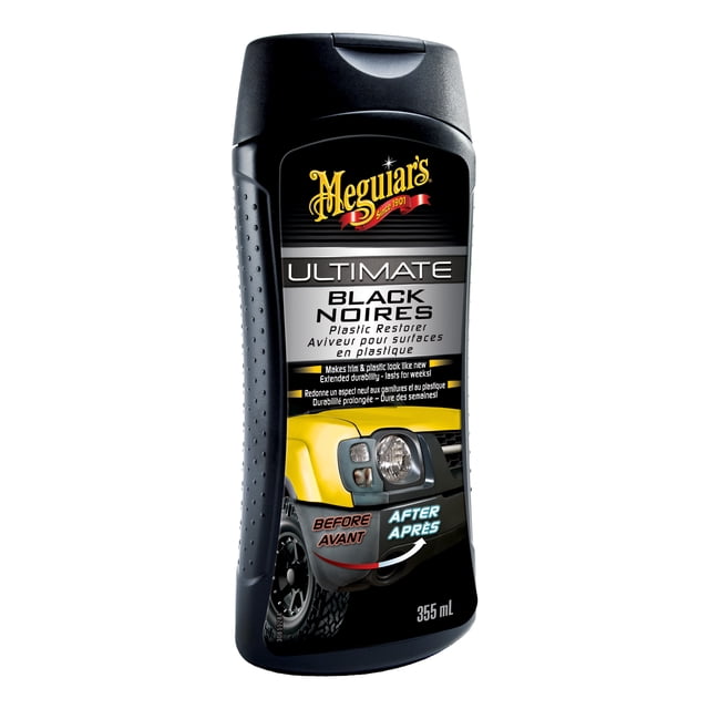 Meguiar’s® Ultimate™ Black Plastic Restorer, G15812C, 12 fl. oz. (355 ml)