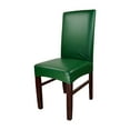 thumbnail image 1 of Fundas para sillas Matsuzay impermeables y a prueba de aceite Funda elástica para silla de comedor PU Verde, 1 of 6