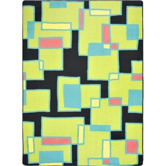 Kid Essentials Outside the Box Rectangle Teen Area Rugs  03 Tropical - 7 ft. 8 in. x 10 ft. 9 in.