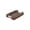 Brown S, variant on LEHOZIHEQ Rectangle Wicker Tray, Rattan Serving Trays with Handles, Decorative Woven Wicker Organizer Baskets Storage Tray for Coffee Table, Bread, Fruit
