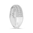 thumbnail image 2 of Bague Pavée de Diamants 3/4 Ct en Or Blanc 14 K, 2 of 4