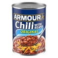 thumbnail image 2 of (2 pack) Armour Star Chili with Beans, 22g Protein Per Serving, Canned Food, 14 oz Can, 2 of 7