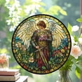 thumbnail image 2 of Boho Archangel Michael Ornament Window Hanging Suncatcher Home Decor Garden Halloween Christmas Party Wedding Housewarming Gifts, 2025, 2025, Holiday Decoration, Seasonal, 2 of 6