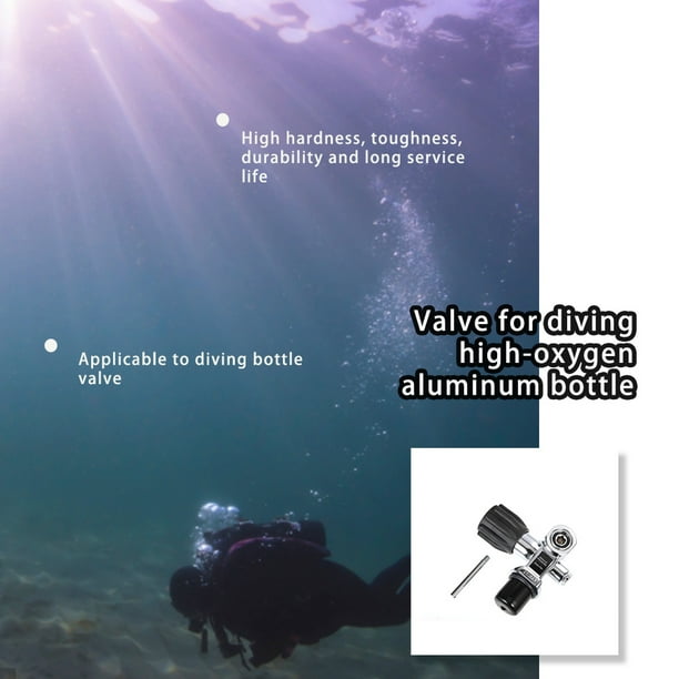 Bottle Head Valve Gas Aluminum Goods Snorkeling Ships Yachts Universal