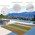 thumbnail image 3 of Sage Green Brown Outdoor Rug for Patio/Deck/Porch, Non-Slip Large Area Rug 5 x 7 Ft, Country Vintage Ombre Wooden Grain Indoor Outdoor Rugs Washable Area Rugs, Reversible Camping Rug Carpet Runner, 3 of 8