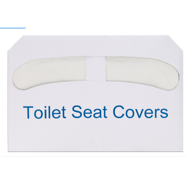Winco TSC250, HalfFold Toilet Seat Cover Paper, 250Piece Bag